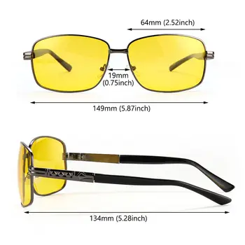 Sport în aer liber Ochelari Anti-Orbire Protecție UV de Conducere Ochelari Polarizati ochelari de Soare de Noapte Viziune Ochelari de Pescuit 4