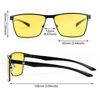Sport în aer liber Ochelari Anti-Orbire Protecție UV de Conducere Ochelari Polarizati ochelari de Soare de Noapte Viziune Ochelari de Pescuit 5