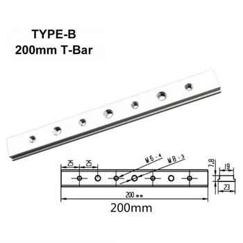 T-Track T-Bar Slider 100 mm/200 mm/300 mm/450 mm Accesorii din Aliaj de Aluminiu DIY Mitra Jig Înlocuire Piese de Schimb 0