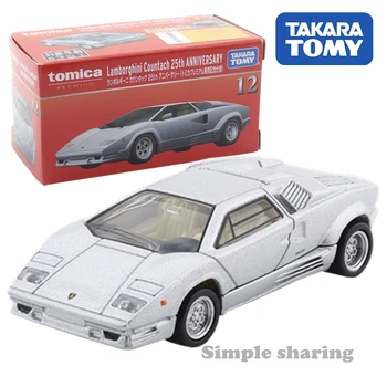 Takara Tomy Tomica Premium 12 Lamborghini Countach a 25-a Aniversare 1:61 Copii Jucării la Autovehicule turnat sub presiune, Metal Model