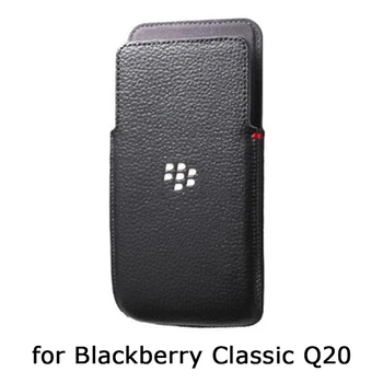 Telefon Original, Husa pentru Blackberry Classic Q20 Veritabil Caz de Piele pentru Blackberry Q20 Handmade de Lux Fundas Sac de Piele 0