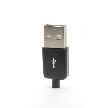 Tip USB Conector 4Pin Connector de sex Masculin Port Jack Coada Sockect Plug Electric Terminale Diy 10buc/lot 3
