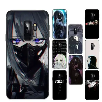 Trist Anime fată Caz de Telefon pentru Samsung S20 lite S21 S10 S9 plus pentru Redmi Note8 9pro pentru Huawei Y6 acoperi