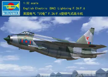 Trompetistul 02281 Scara 1/32 BAC Lightning F. 2A/F. 6 (model de Plastic)