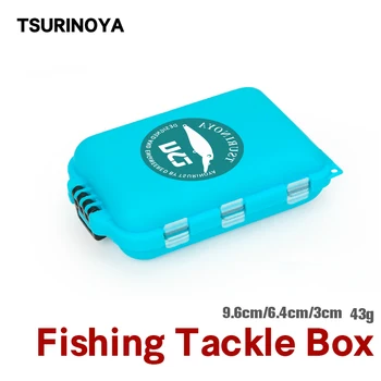 TSURINOYA Micro Pescuit Cutii 10 Compartimente Lingura Cârlige Caz de Depozitare a Accesoriilor de Pescuit Tool Box