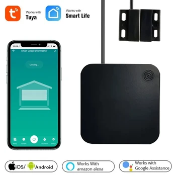 Tuya Wifi Garaj Usa Comutator Inteligent Usa de Garaj Controler Smart Home Vocea Conrtrol Funcționează Cu Alexa Google Smart Life APP 0