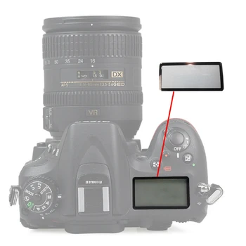 Umăr mic Externe Vitre Exterior ecran de Sticlă de Reparare parte Pentru Nikon D80 D90 D200 D300 D600 D610 D700 D800 D7000 D7100 D3X