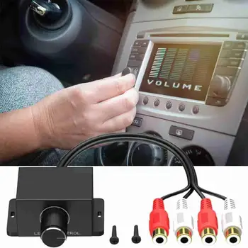 Universal Car Audio Amplificator Bass RCA Nivel de la Distanță Buton Potentiometru de Volum de Piese Accesorii de Automobile de Control Auto Z9V0