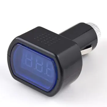 Universal LED Digital Display Bricheta Electrică de Tensiune Metru Pentru Auto Vehicul Voltmetru Monitor Baterie Negru