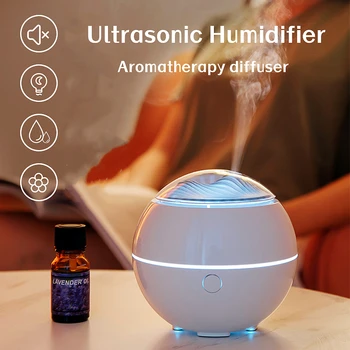 Vedere la munte Aroma de Ulei Esential Mini Difuzor Aromaterapie Umidificator cu Ultrasunete Mist Maker Humidificador pentru Masina Acasa