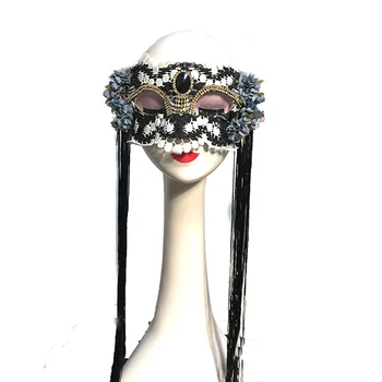 Vintage Florale Ciucuri Masca De Fete Face Parte De Jumatate Fata De Măști Personalizate Carnaval Masca Minge Accesoriu De Halloween