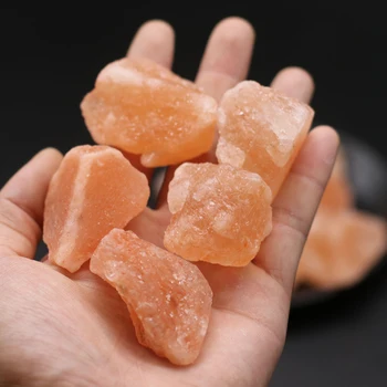 Vrac Natural de Portocale Sare Piatră Piatră brută Fantana Roci Minerale-Specimen de Reiki de Vindecare de Cristal Ulei Esențial Difuzor DIY