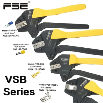 VSB-03B VSB-10A Izolate Instrumente de Sertizare Terminale VSB-10WF 056FL VSB-30J de 0,5-6mm2 20-10AWG Electric de Sertizare Clește Unelte de Mână 