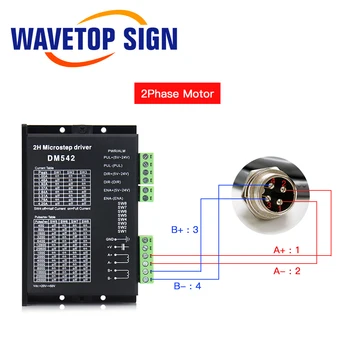 WaveTopSign Rotativ de Fixare cu Ventuze 2Phase 3Phase Stepper Motor Rotativ Colorat pentru emisiile de Co2 pentru Gravare cu Laser Masina de debitat 3
