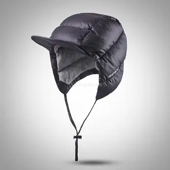 Windproof Rață Jos Atins Capace Pălărie Cald Ultralight pentru Ciclism, Camping, Schi, Ciclism Bărbați Femei Vreme Rece
