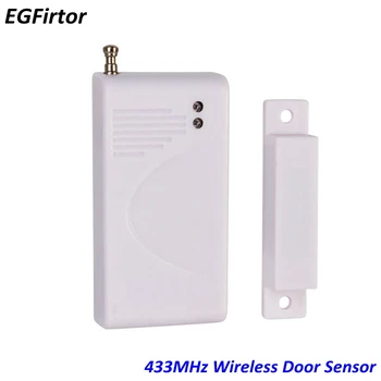 Wireless Ferestre, Uși, Alarmă Senzor de 433MHz 1527 Cod Baterie Usa Senzor de Contact Pentru Sistemul de Alarmă GSM Detecta Ferestre și Uși