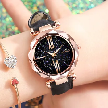 WOKAI la Modă casual femei ceas ceasuri cer stele ceasuri de studenți de sex feminin tendință curea ceasuri Curea de ceas personalizate 5