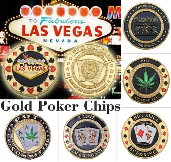 WR Casino Las Vegas Poker Chips-uri de Aur, Monede de Colecție, cu Suportul Monede Moneda Suveniruri Cadouri Originale Dropshipping