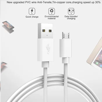 YAEATYPE Micro USB de Încărcare Cablu de Date Cablu de Sârmă Android Încărcător Cablu de 2/3 Metri Usb Cabel Kabel Pentru Xiaomi Redmi Nota 4 6 5 Pro