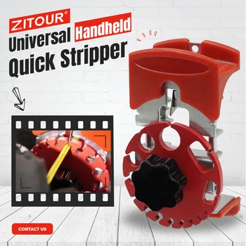 Zitour® Universal Portabil Rapid Stripteuză Fir Electric Demolisher Portabil Stripteuză Multi-Instrument De Instrumente De Sertizare Cablu Cutter
