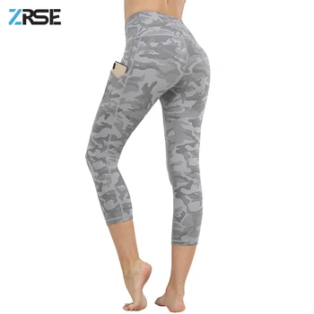 ZRSE Sport Pantaloni de Yoga pentru Femei Talie Mare Burtica Control Antrenament de Funcționare Jambiere Gimnastica Colanti Biciclete Uzura de Fitness Sport