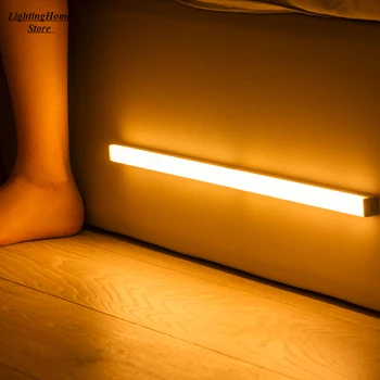 În cadrul Cabinetului de Lumină 6/10 CONDUS de Inducție Senzor de Mișcare Dulap Lampa de Noapte cu Baterii Bandă Magnetică Lumină Pentru Dulap de Bucătărie